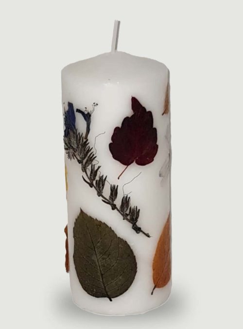 vela de flores prensadas miel reina cantabria